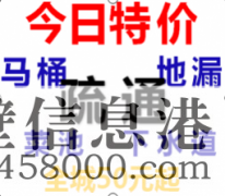 【專業(yè)疏通】低價馬桶疏通、下水道疏通、蹲便、衛(wèi)生間有異味、換